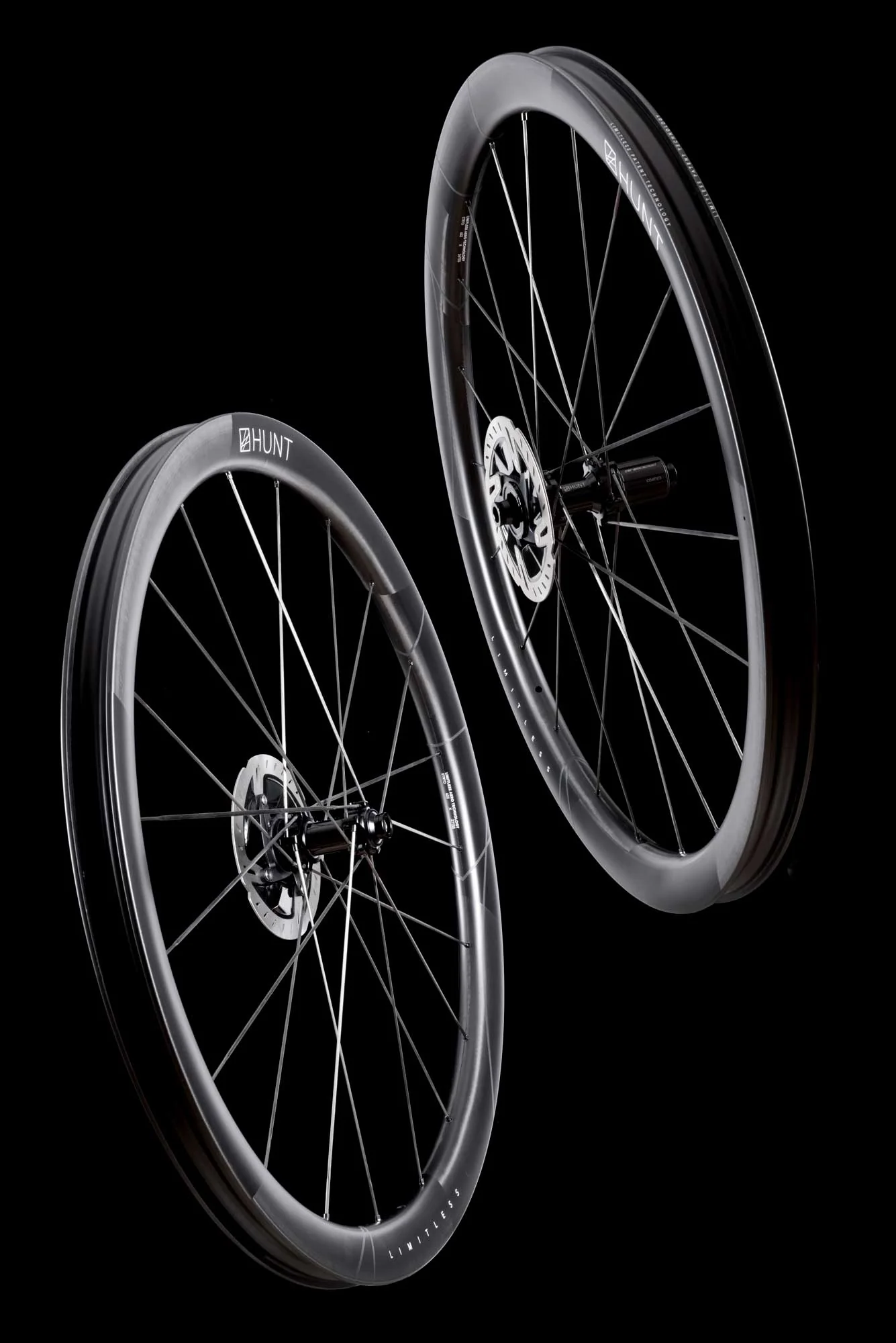 HUNT 40 Limitless Gravel Aero UD Carbon Spoke Wheelset - Image 11